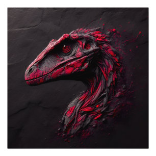 Ode to The Prehistoric - The Genius of The AI Photo Print