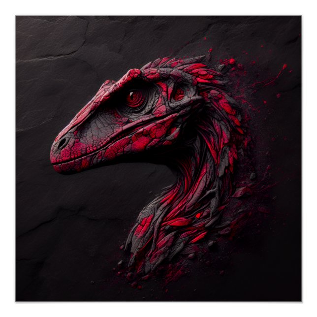 Ode to The Prehistoric - The Genius of The AI Poster (Front)