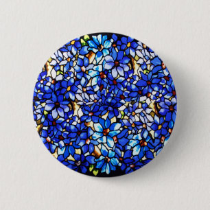 Ode to Tiffany Clematis 6 Cm Round Badge