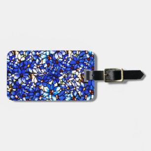 Ode to Tiffany Clematis Luggage Tag