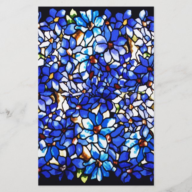 Ode to Tiffany Clematis Stationery (Front)