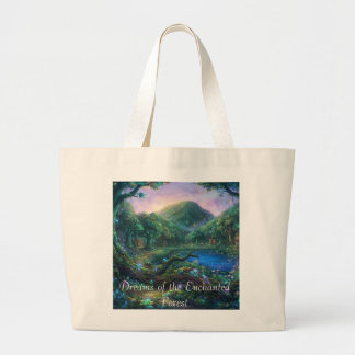 Ode to Whispering Woods Large Tote Bag