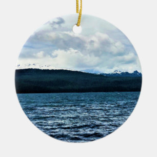 Odell Lake, OR Ceramic Ornament