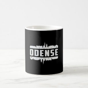 Odense Denmark City Skyline Cityscape Funny Gift Coffee Mug