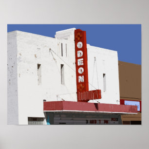 Odeon Theatre, Tucumcari, New Mexico Poster