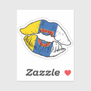 Odesa Oblast Odeska oblast Lipstick Love Flag