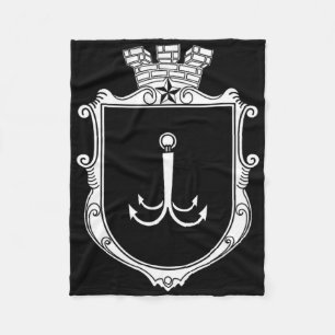 Odesa Odessa Coat Of Arms Ukraine Flag Ukr Fleece Blanket