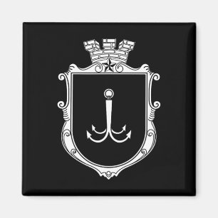 Odesa Odessa Coat Of Arms Ukraine Flag Ukr Magnet