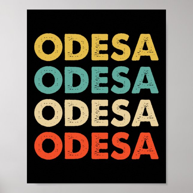 Odesa Ukraine  Poster (Front)