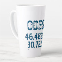Odessa Ukraine Latitude & Longitude Distressed 