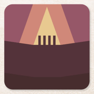 ODESZA Summer's Gone Minimalist Coaster