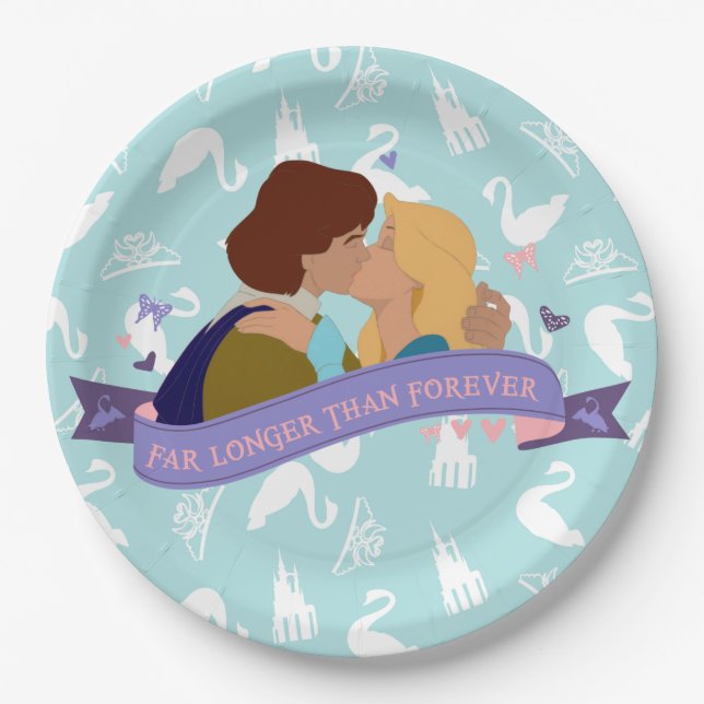 Odette & Derek Party plates (9 inch) (Front)