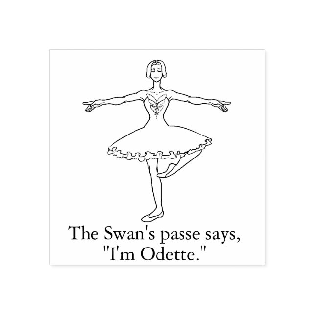 Odette's passe rubber stamp (Imprint)