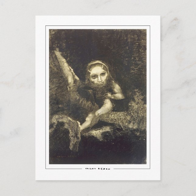 Odilon Redon #517 - Fine Art Postcard (Front)