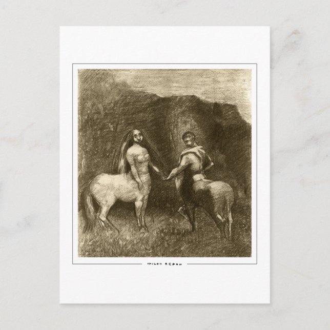 Odilon Redon #573 - Fine Art Postcard (Front)