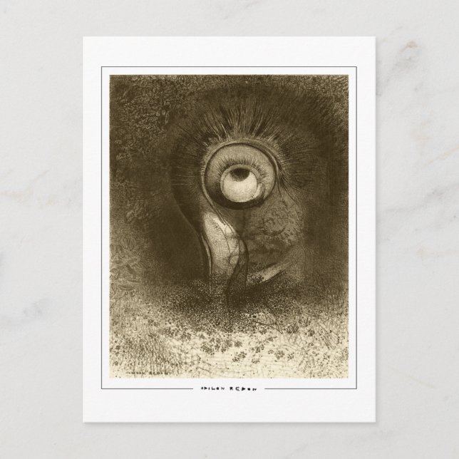 Odilon Redon #675 - Fine Art Postcard (Front)