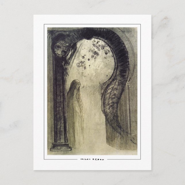 Odilon Redon #85 - Fine Art Postcard (Front)