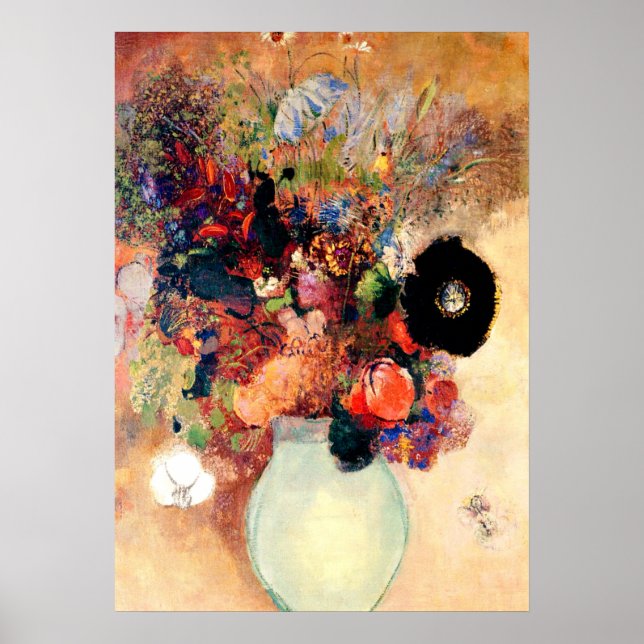 Odilon Redon - Black Poppy Poster (Front)