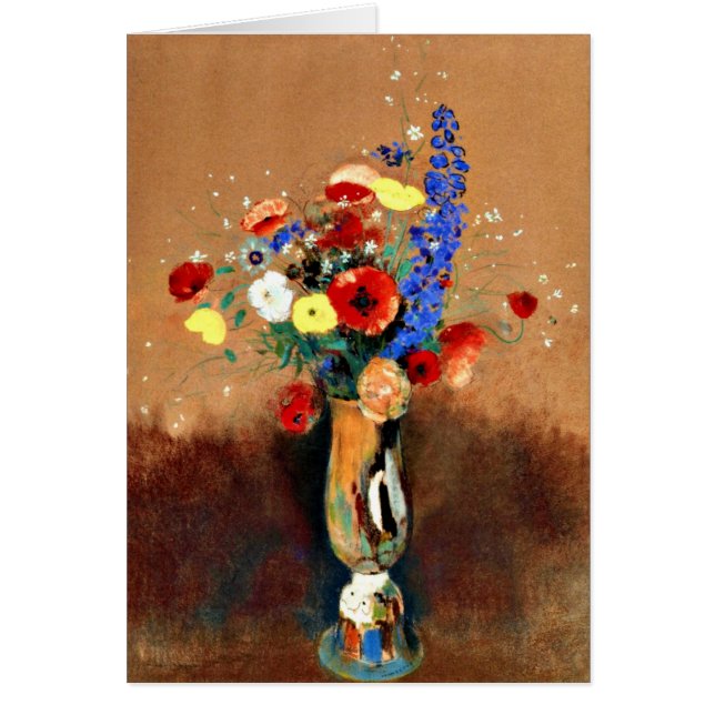 Odilon Redon - Bouquet of Wildflowers in Vase (Front)