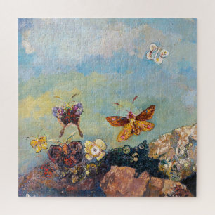 Odilon Redon, Butterflies,1910 Jigsaw Puzzle