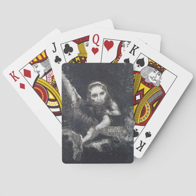 Odilon Redon, Caliban, 1881  Playing Cards (Back)