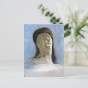 Odilon Redon, closed eyes 1890 Postcard