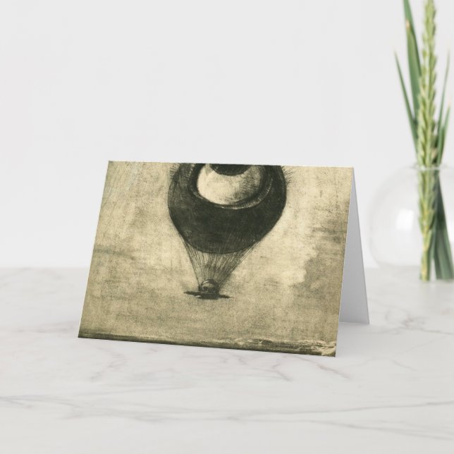 Odilon Redon Edgar Allan Poe Card (Front)