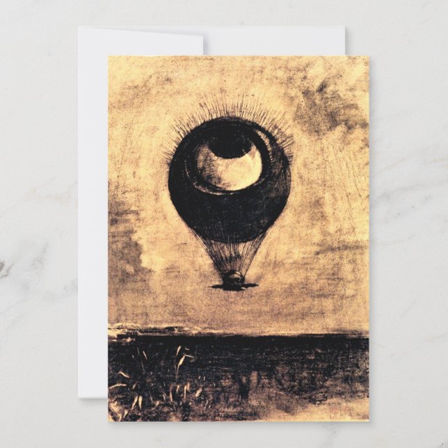 Odilon Redon - Eye Balloon Card (Front)