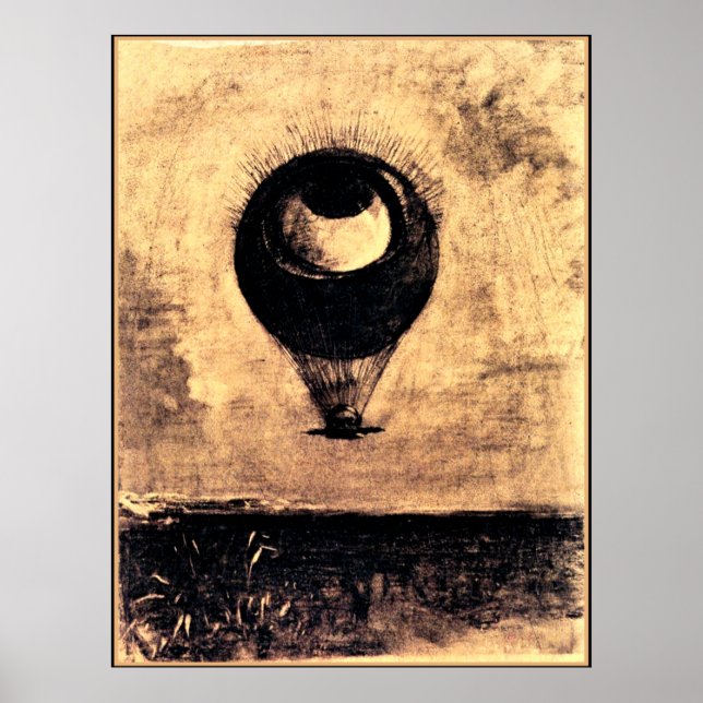 Odilon Redon - Eye Balloon Poster (Front)