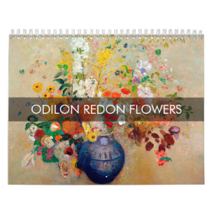 Odilon Redon Flowers Calendar