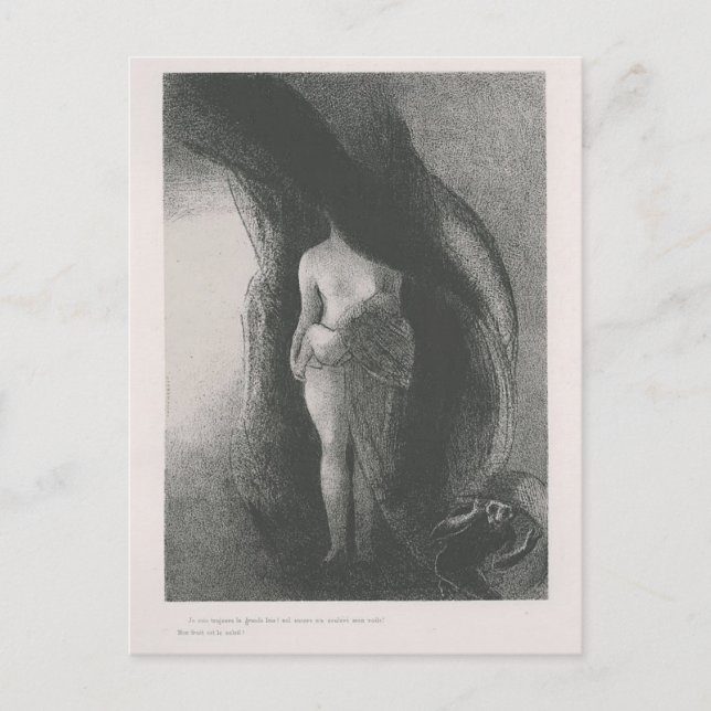 Odilon Redon- I am still the great Isis Postcard (Front)