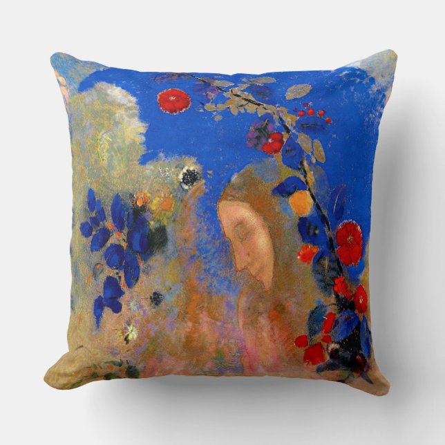 Odilon Redon - Profile Beneath an Arch, Cushion (Front)