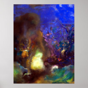 Odilon Redon Roger and Angelica Poster