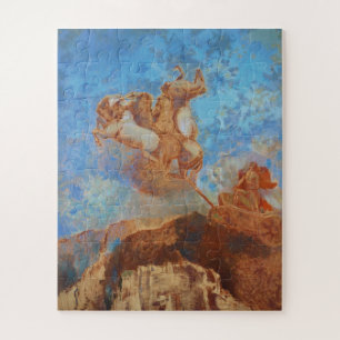 Odilon Redon The Chariot of Apollo Poster Jigsaw Puzzle