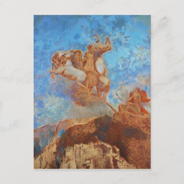 Odilon Redon The Chariot of Apollo Poster Postcard (Front)