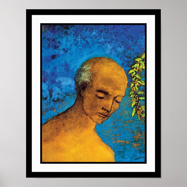 Odilon Redon The Crown - Fine Art Symbolism Poster (Front)