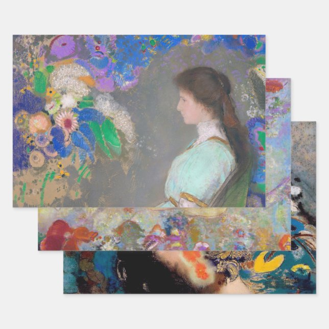 Odilon Redon Wrapping Paper Sheet (Set)
