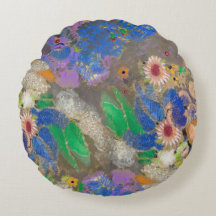 Odilon Redon's abstract flower background.
