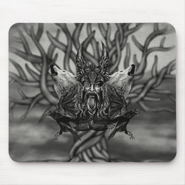Odin -All-Father Mouse Pad (Front)