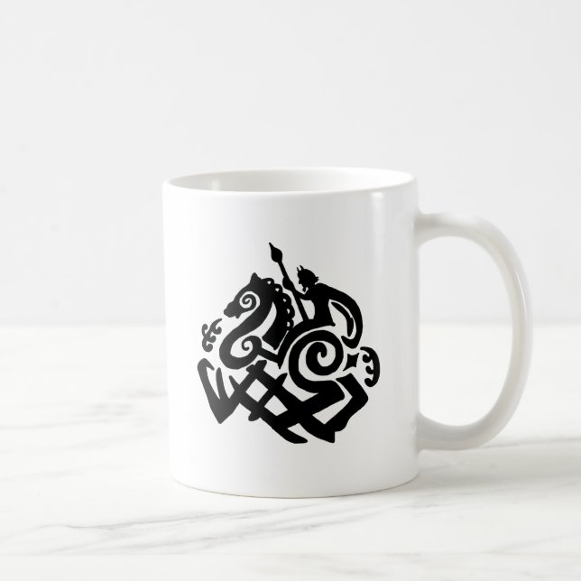 Odin and Sleipnir Coffee Mug (Right)