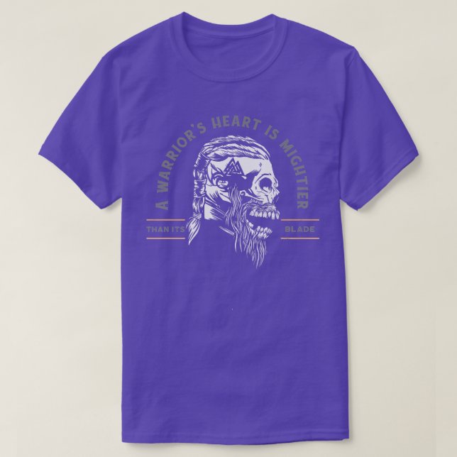 Odin Bearded Skeleton Viking  T-Shirt (Design Front)