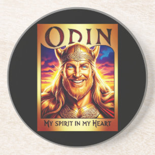 ODIN, MY SPIRIT IN MY HEART. COASTER
