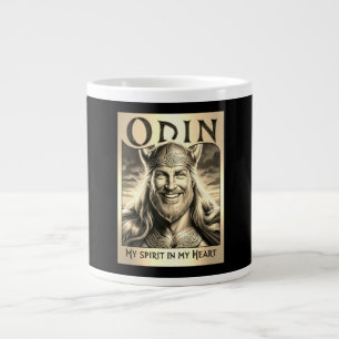 ODIN, MY SPIRIT IN MY HEART. LARGE COFFEE MUG