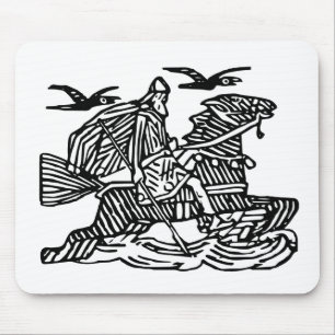Odin on Sleipnir Mouse Pad