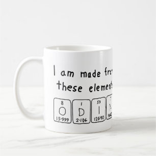 Odin periodic table name mug