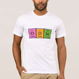 Odin periodic table name shirt