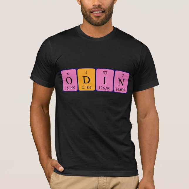 Odin periodic table name shirt (Front)
