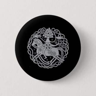 Odin Pin/Badge 6 Cm Round Badge