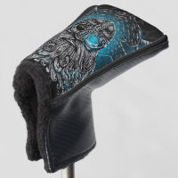 Odin Ravens and Swords Blue Luminous Eye Norse god