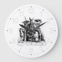 Odin Ravens on Stone Throne Viking Mythology Stone